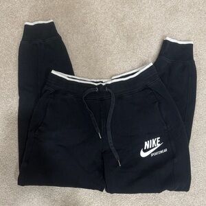 Nike woman’s Black Sportswear Joggers